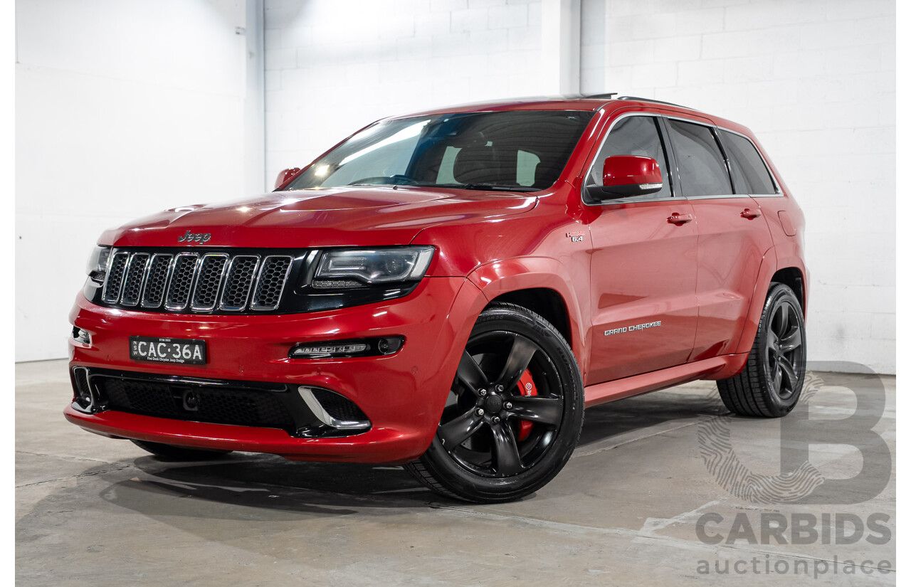 09/2013 Jeep Grand Cherokee SRT 8 (4x4) WK MY14 4d Wagon Red V8 6.4L