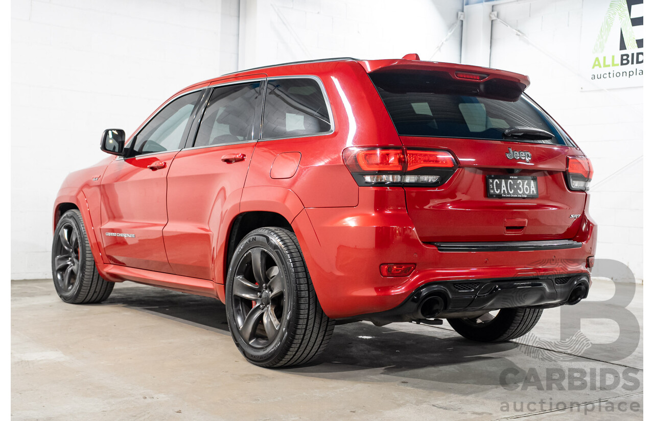 09/2013 Jeep Grand Cherokee SRT 8 (4x4) WK MY14 4d Wagon Red V8 6.4L