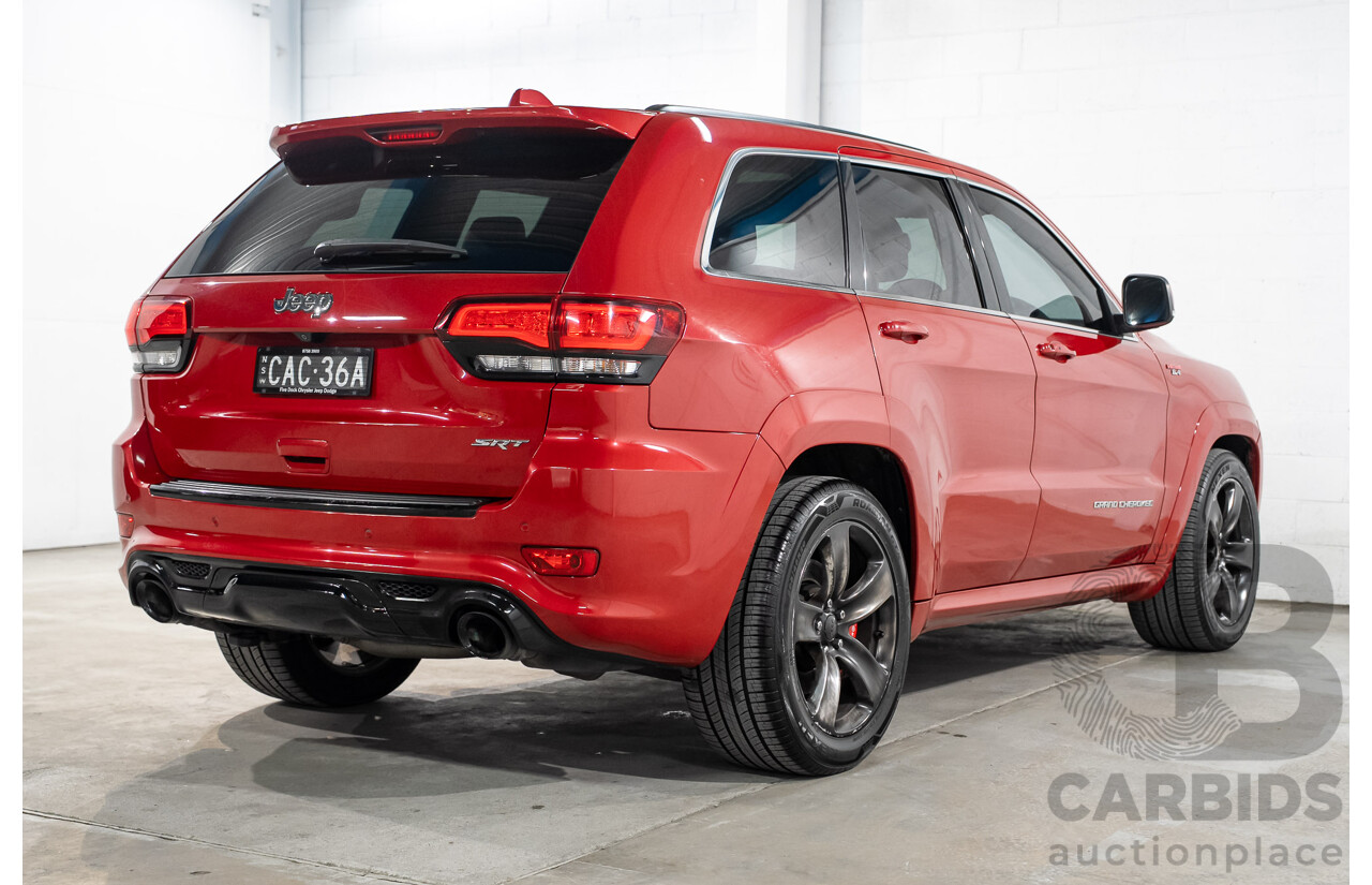 09/2013 Jeep Grand Cherokee SRT 8 (4x4) WK MY14 4d Wagon Red V8 6.4L