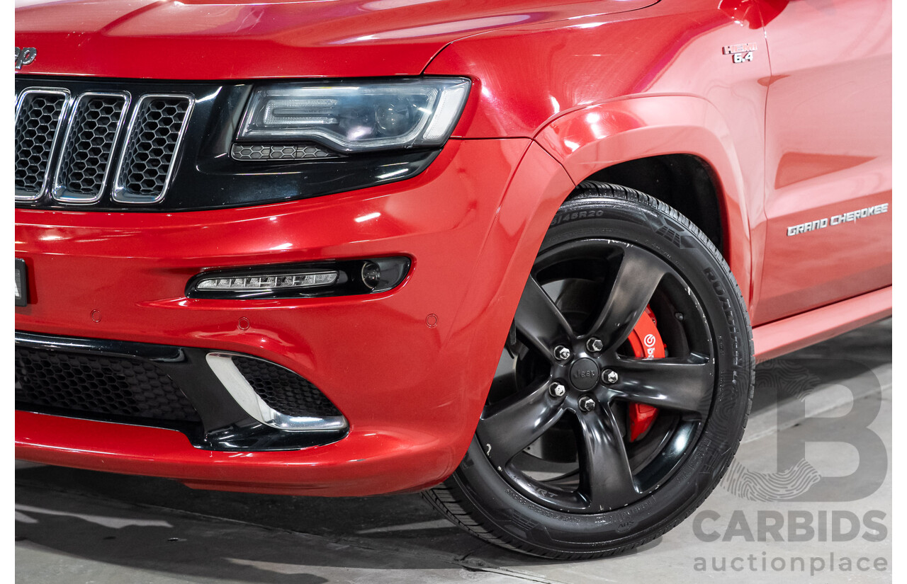 09/2013 Jeep Grand Cherokee SRT 8 (4x4) WK MY14 4d Wagon Red V8 6.4L
