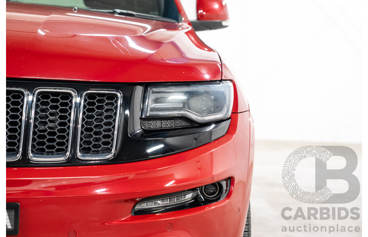 09/2013 Jeep Grand Cherokee SRT 8 (4x4) WK MY14 4d Wagon Red V8 6.4L