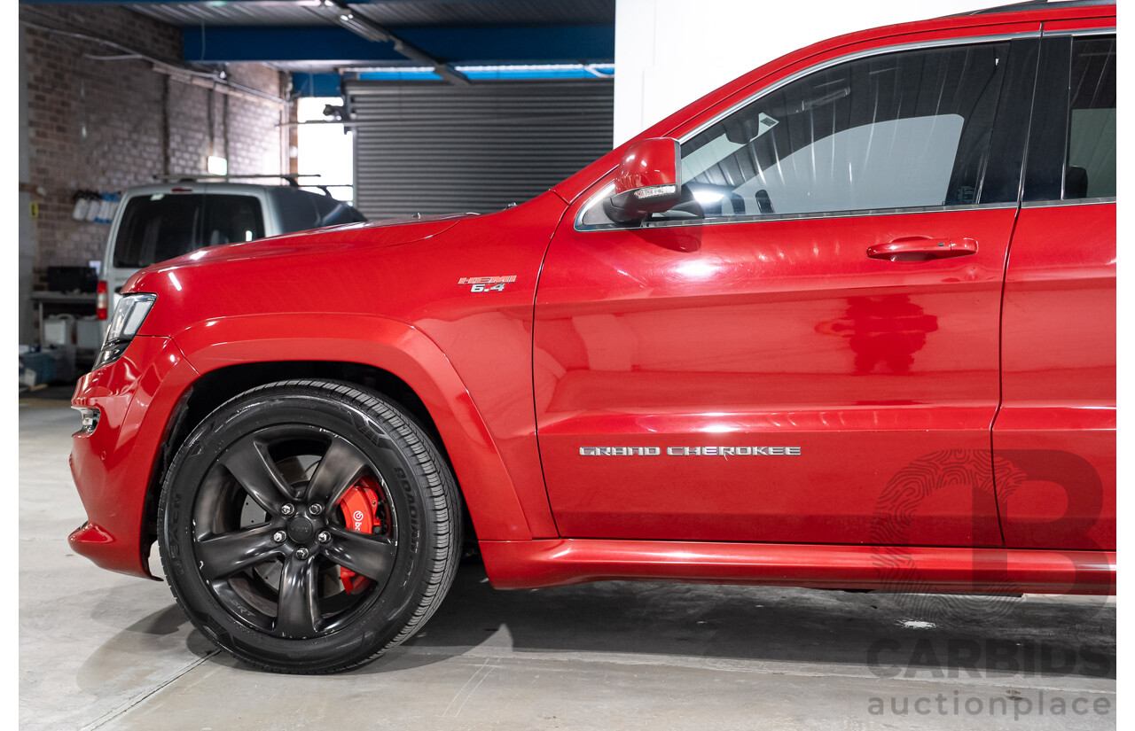 09/2013 Jeep Grand Cherokee SRT 8 (4x4) WK MY14 4d Wagon Red V8 6.4L