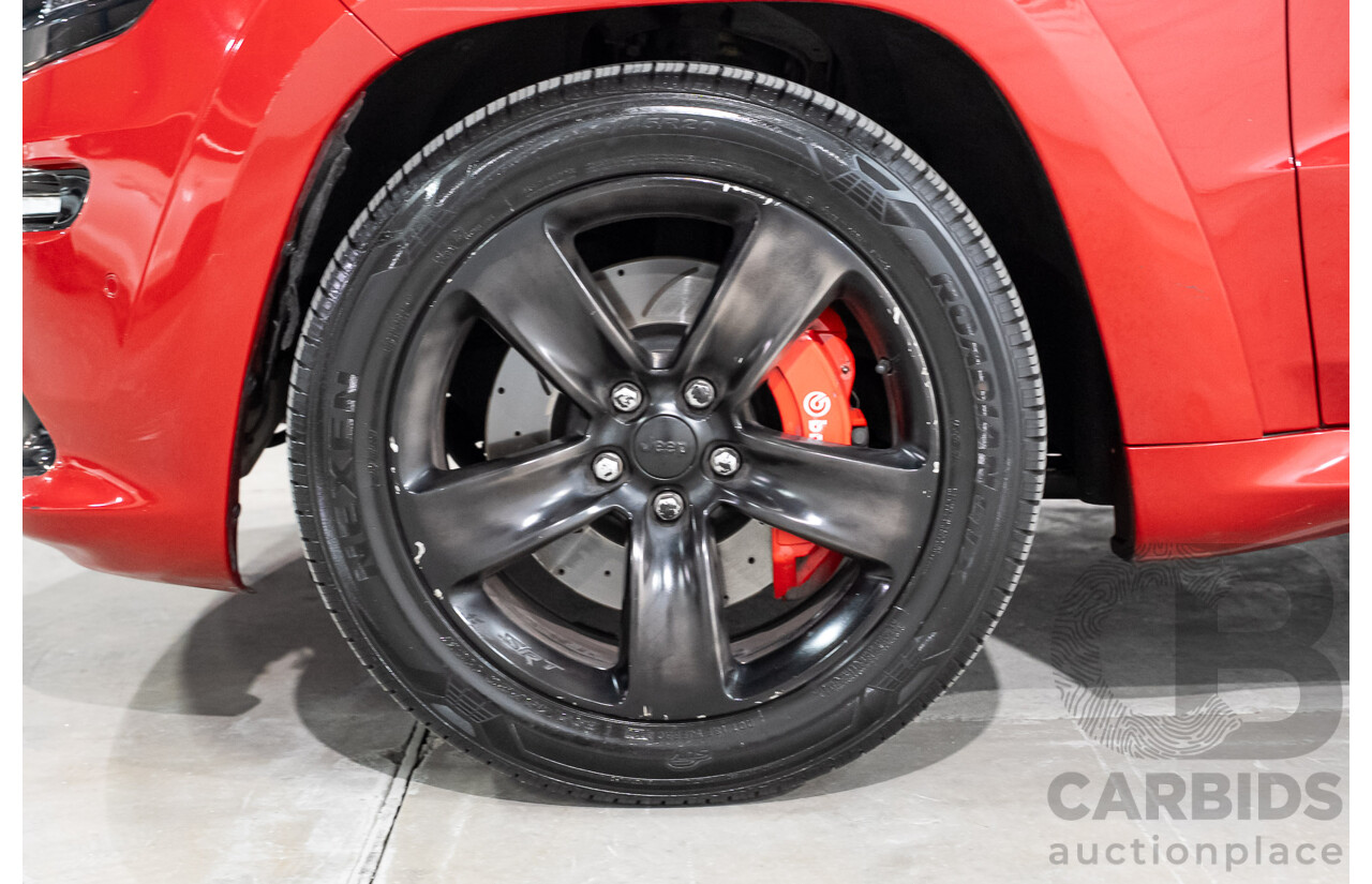 09/2013 Jeep Grand Cherokee SRT 8 (4x4) WK MY14 4d Wagon Red V8 6.4L