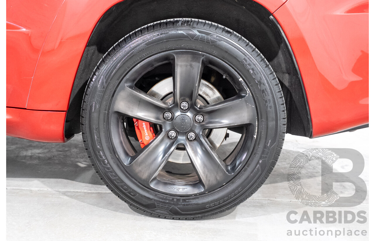 09/2013 Jeep Grand Cherokee SRT 8 (4x4) WK MY14 4d Wagon Red V8 6.4L