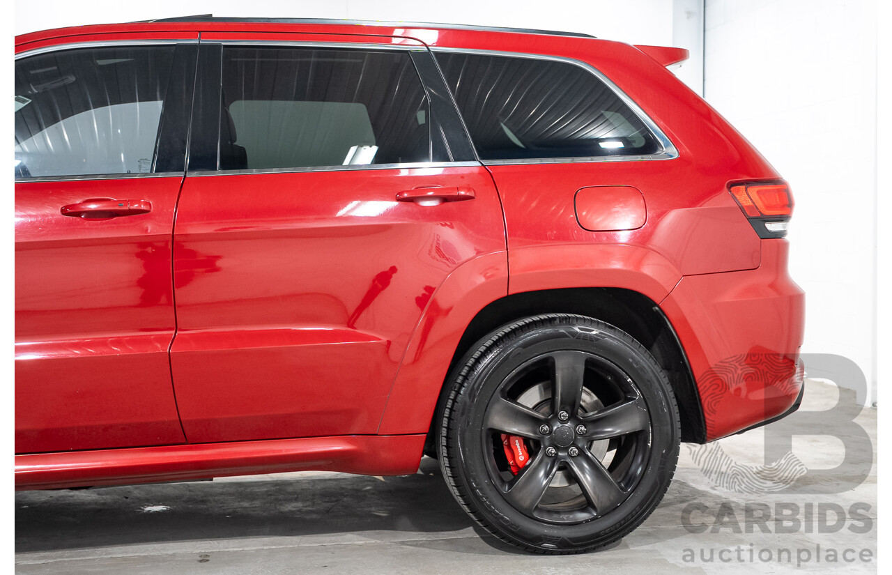 09/2013 Jeep Grand Cherokee SRT 8 (4x4) WK MY14 4d Wagon Red V8 6.4L