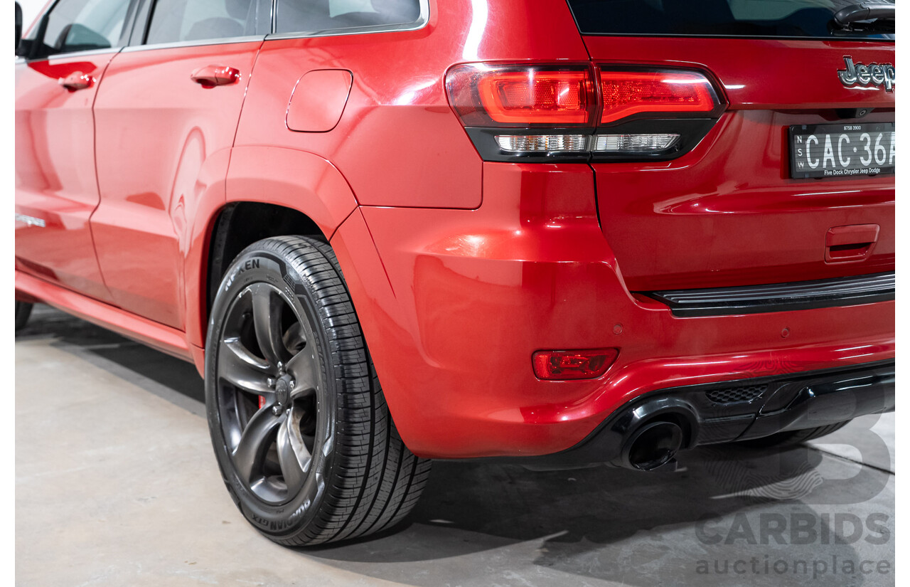 09/2013 Jeep Grand Cherokee SRT 8 (4x4) WK MY14 4d Wagon Red V8 6.4L