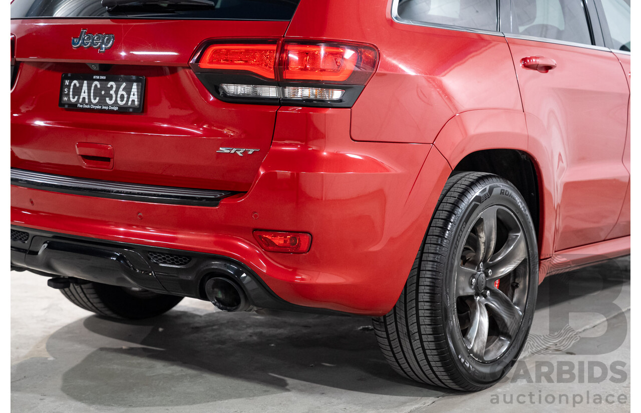 09/2013 Jeep Grand Cherokee SRT 8 (4x4) WK MY14 4d Wagon Red V8 6.4L