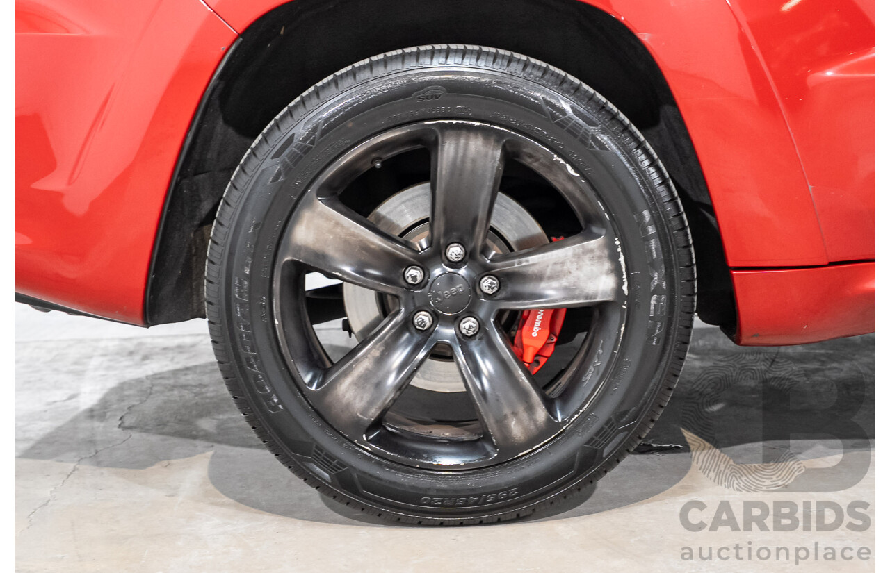 09/2013 Jeep Grand Cherokee SRT 8 (4x4) WK MY14 4d Wagon Red V8 6.4L