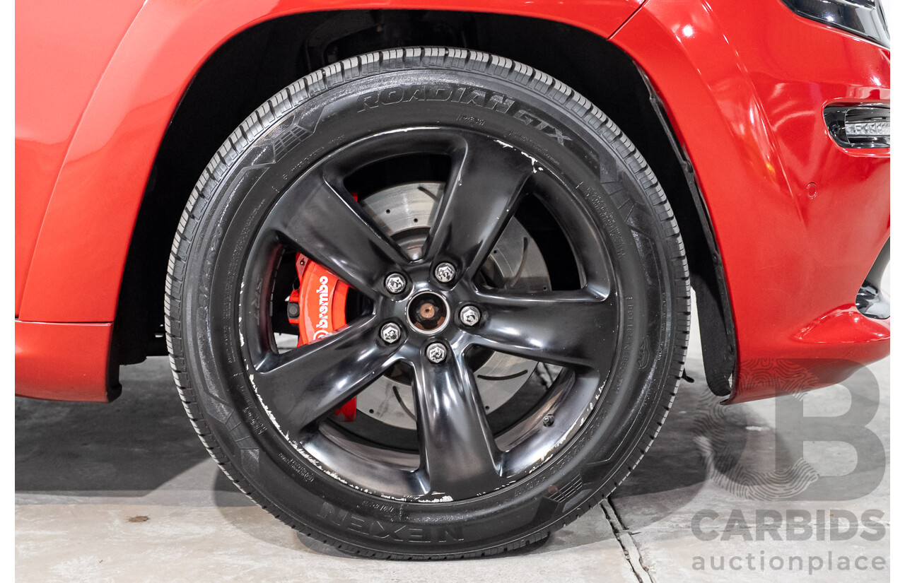 09/2013 Jeep Grand Cherokee SRT 8 (4x4) WK MY14 4d Wagon Red V8 6.4L