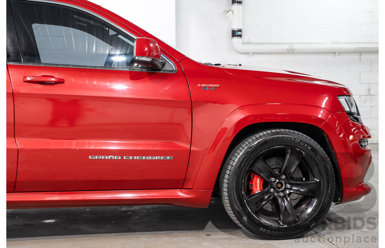 09/2013 Jeep Grand Cherokee SRT 8 (4x4) WK MY14 4d Wagon Red V8 6.4L