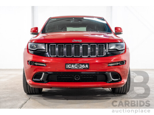 09/2013 Jeep Grand Cherokee SRT 8 (4x4) WK MY14 4d Wagon Red V8 6.4L