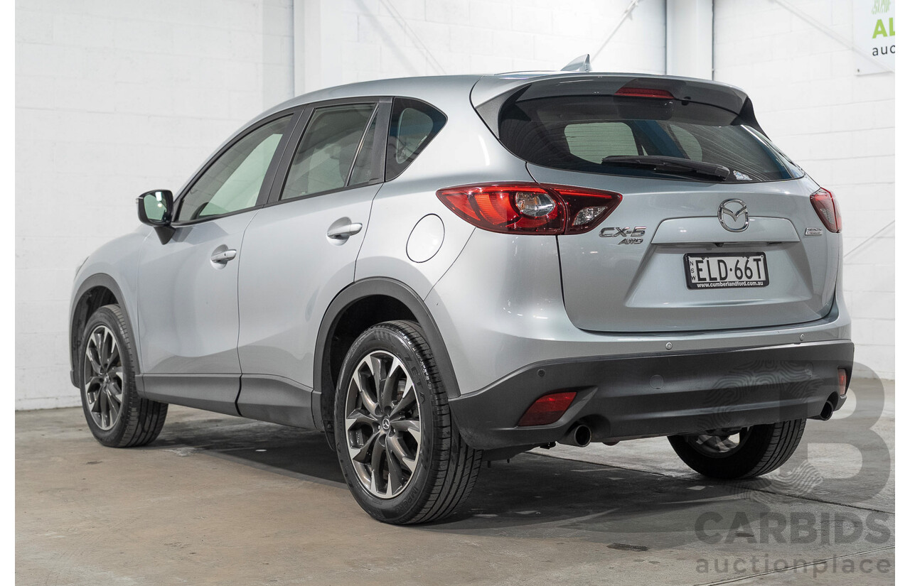 03/2015 Mazda Cx-5 GT (4x4) MY15 4d Wagon Silver 2.5L