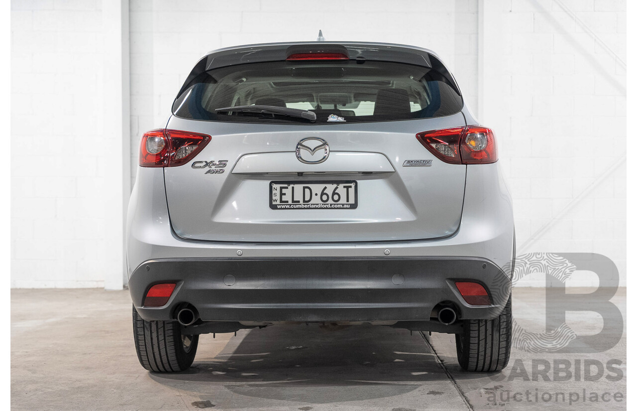 03/2015 Mazda Cx-5 GT (4x4) MY15 4d Wagon Silver 2.5L