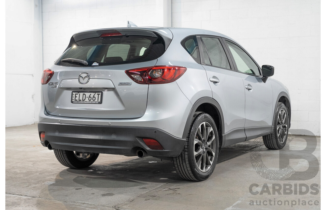 03/2015 Mazda Cx-5 GT (4x4) MY15 4d Wagon Silver 2.5L