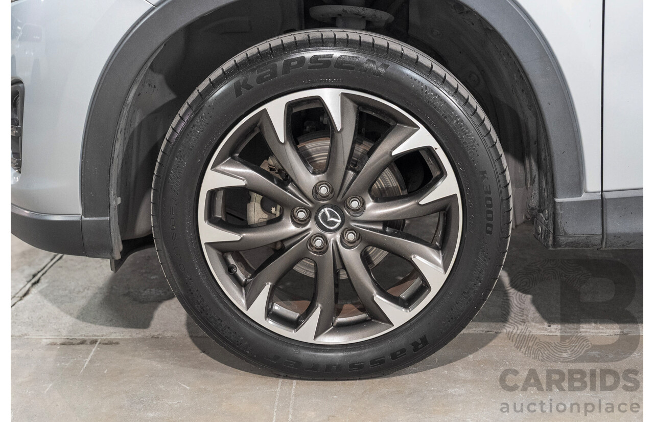03/2015 Mazda Cx-5 GT (4x4) MY15 4d Wagon Silver 2.5L