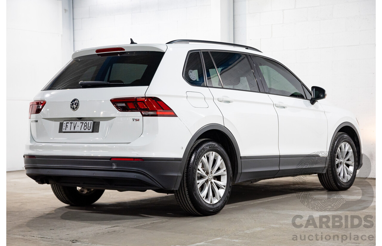 11/2016 Volkswagen Tiguan 110 TSI Trendline 5NA 4D Wagon White Turbo 1.4L
