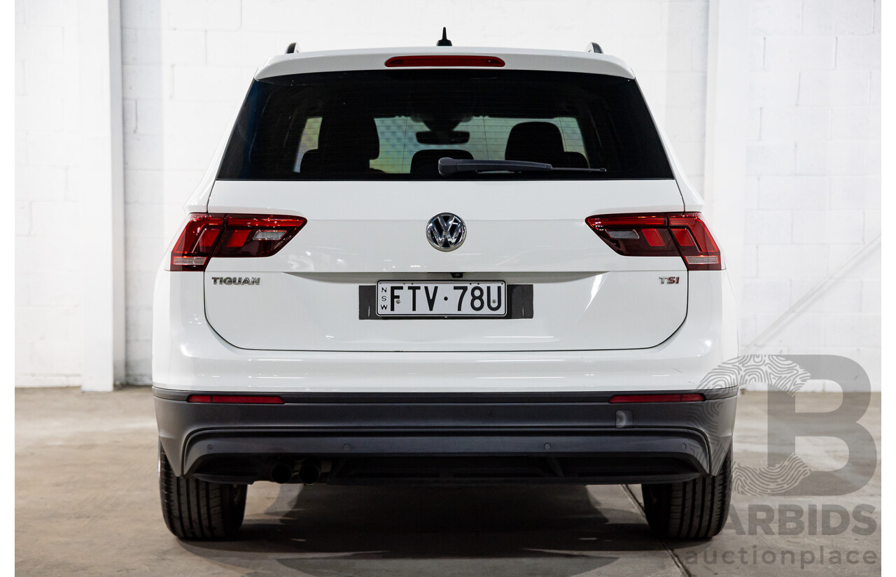 11/2016 Volkswagen Tiguan 110 TSI Trendline 5NA 4D Wagon White Turbo 1.4L