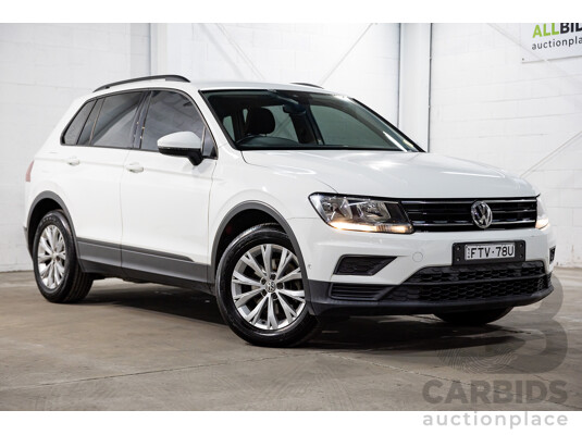 11/2016 Volkswagen Tiguan 110 TSI Trendline 5NA 4D Wagon White Turbo 1.4L