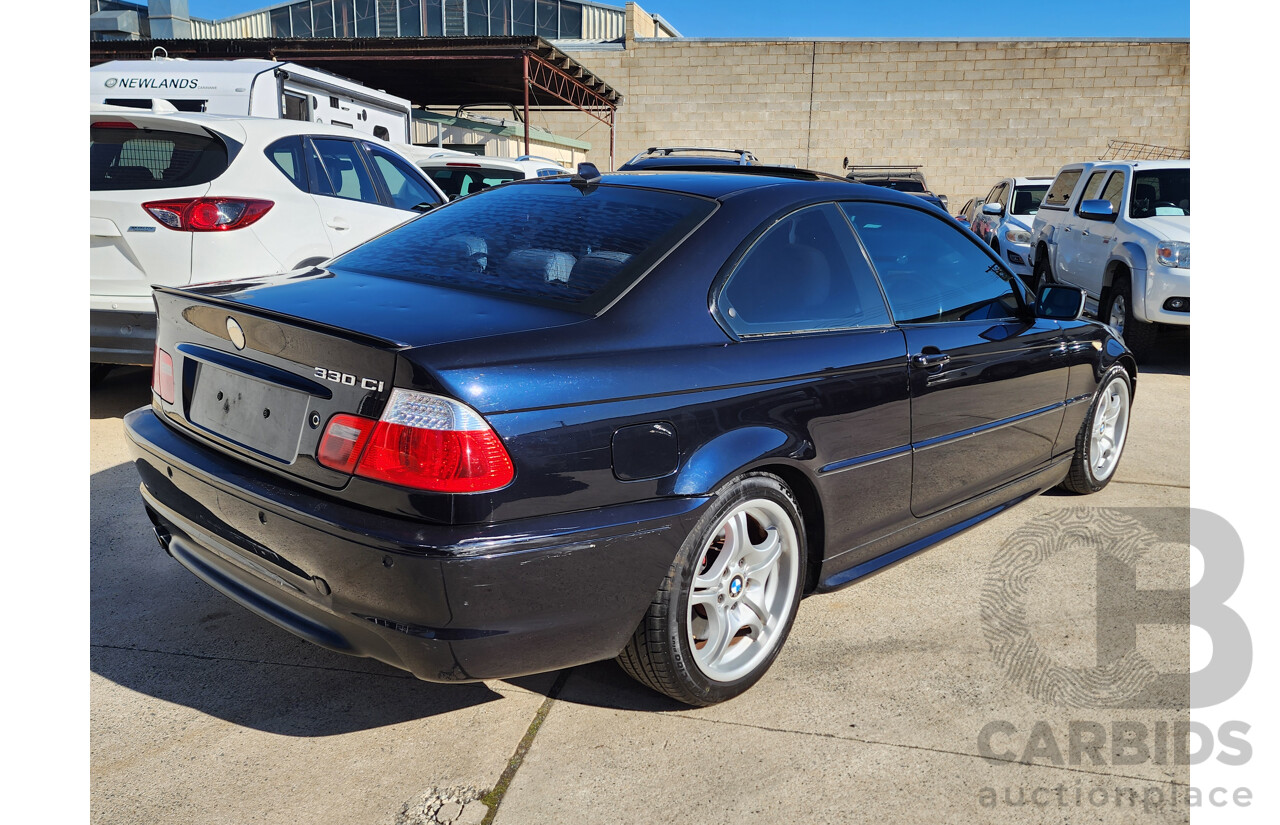 11/2005 Bmw 3 30Ci E46 2d Coupe Blue 3.0L