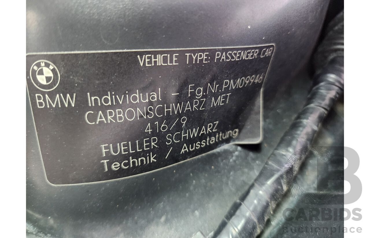 11/2005 Bmw 3 30Ci E46 2d Coupe Blue 3.0L