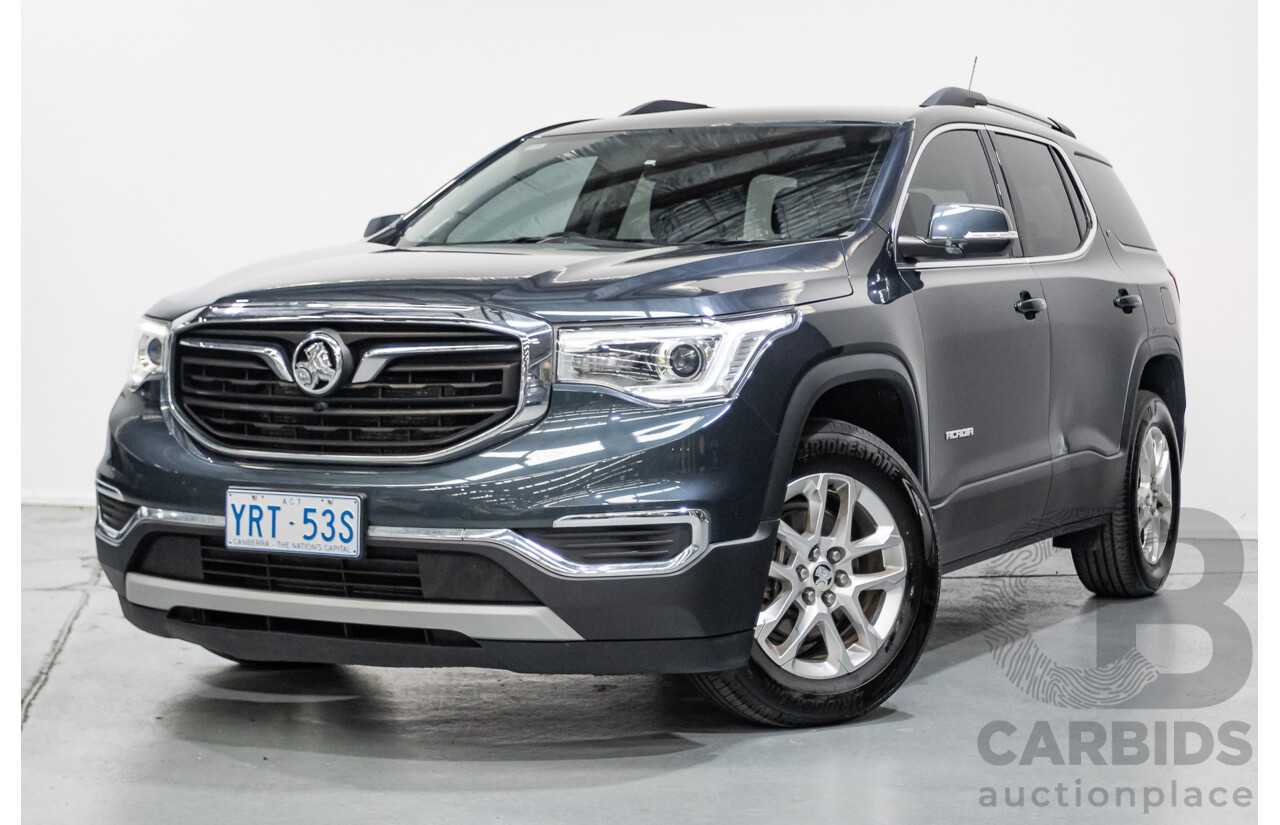 4/2019 Holden Acadia LT AC MY19 4d Wagon Dark Shadow Metallic V6 3.6L - 7 Seater