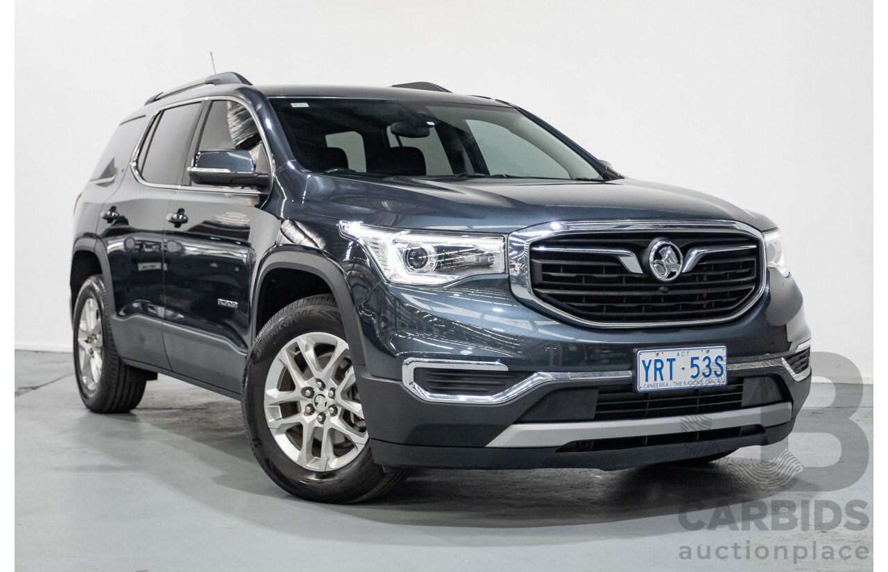 4/2019 Holden Acadia LT AC MY19 4d Wagon Dark Shadow Metallic V6 3.6L - 7 Seater
