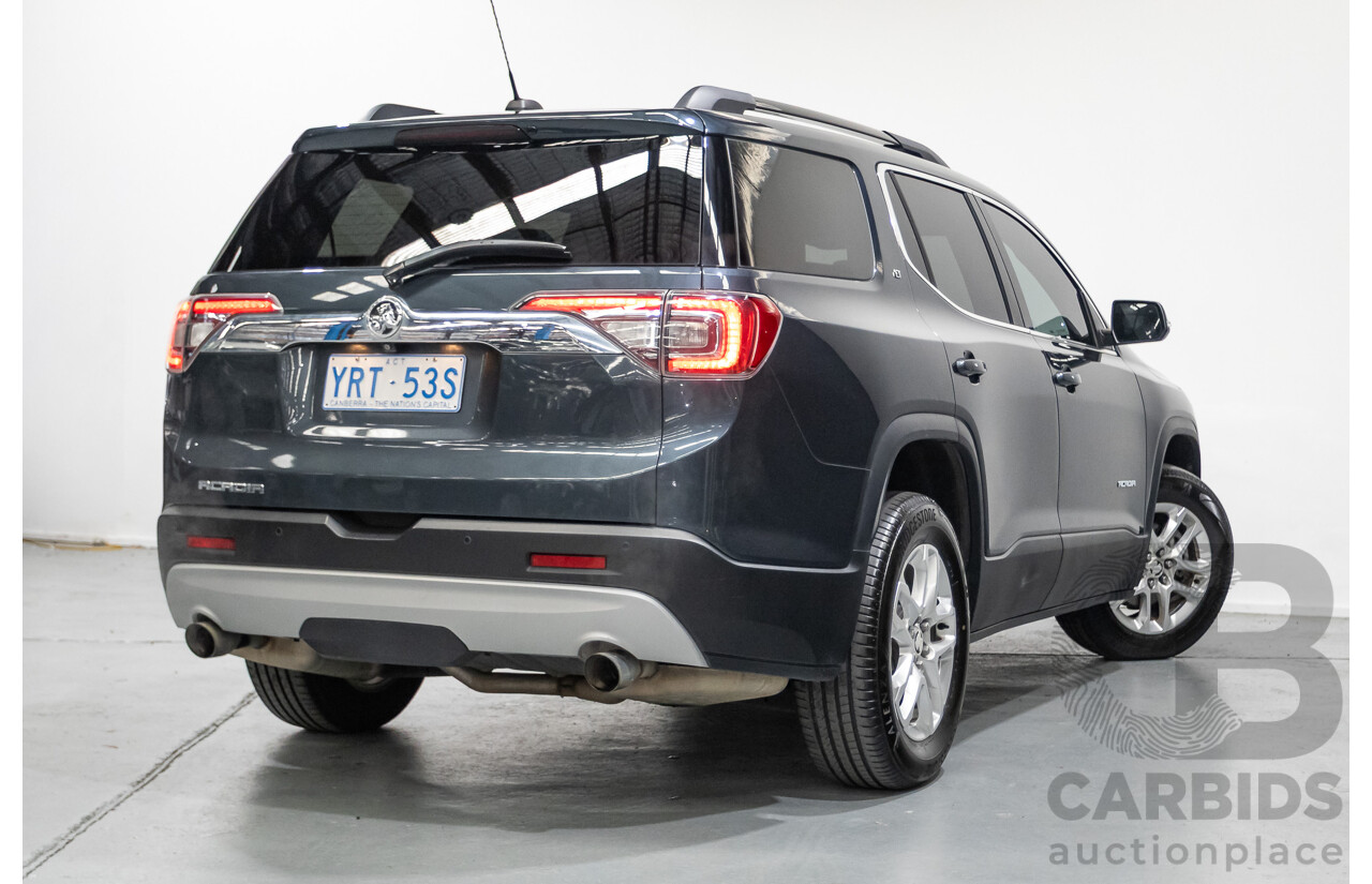 4/2019 Holden Acadia LT AC MY19 4d Wagon Dark Shadow Metallic V6 3.6L - 7 Seater