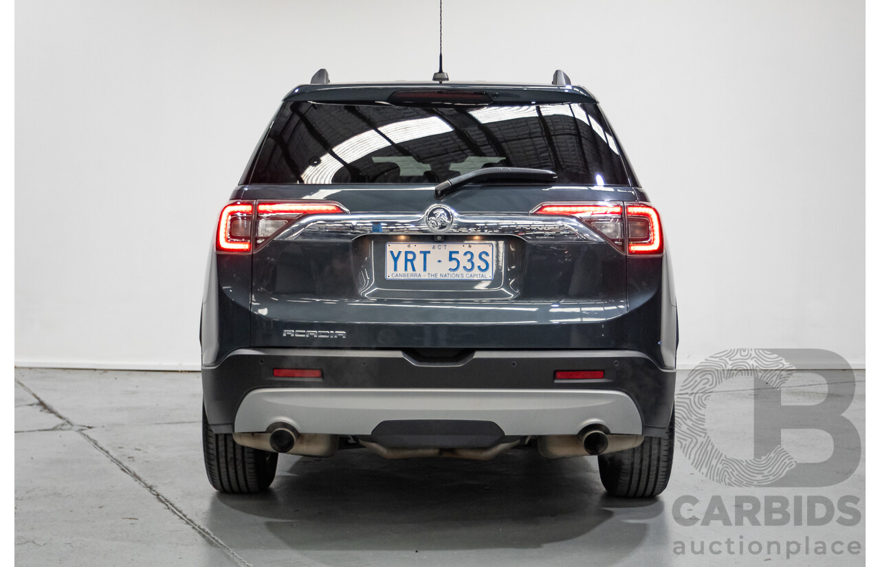 4/2019 Holden Acadia LT AC MY19 4d Wagon Dark Shadow Metallic V6 3.6L - 7 Seater