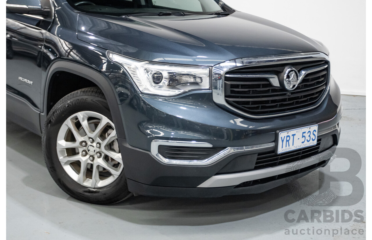 4/2019 Holden Acadia LT AC MY19 4d Wagon Dark Shadow Metallic V6 3.6L - 7 Seater