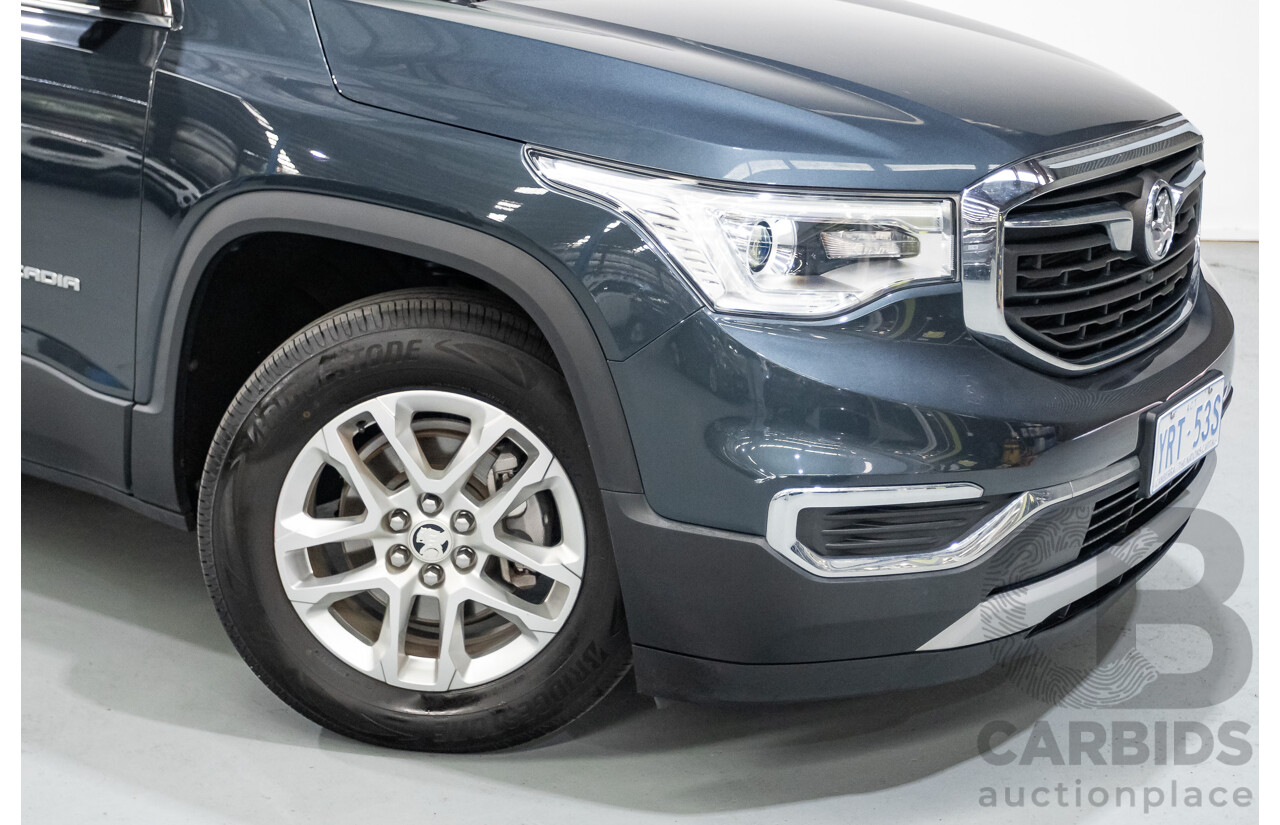 4/2019 Holden Acadia LT AC MY19 4d Wagon Dark Shadow Metallic V6 3.6L - 7 Seater