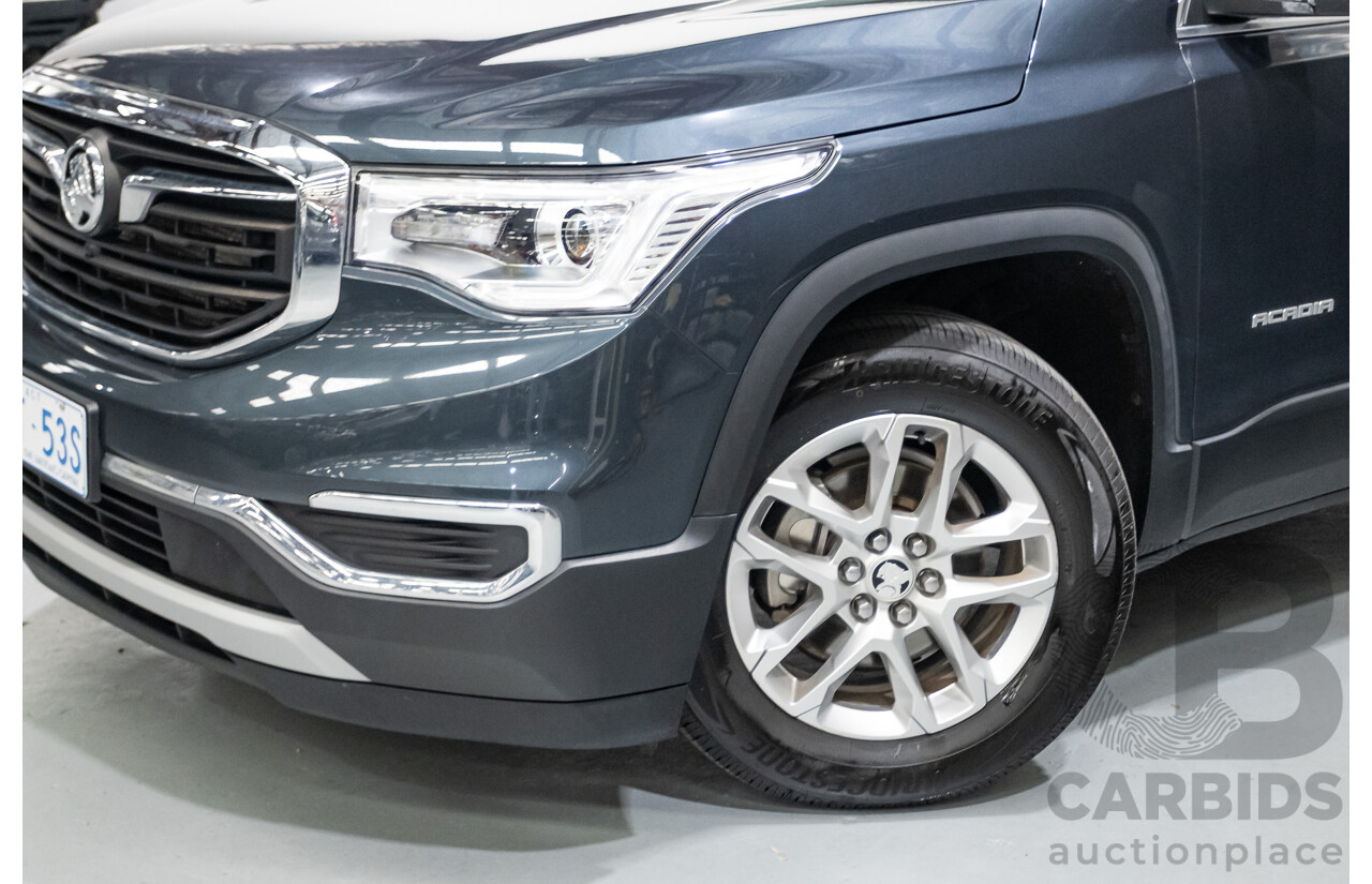 4/2019 Holden Acadia LT AC MY19 4d Wagon Dark Shadow Metallic V6 3.6L - 7 Seater