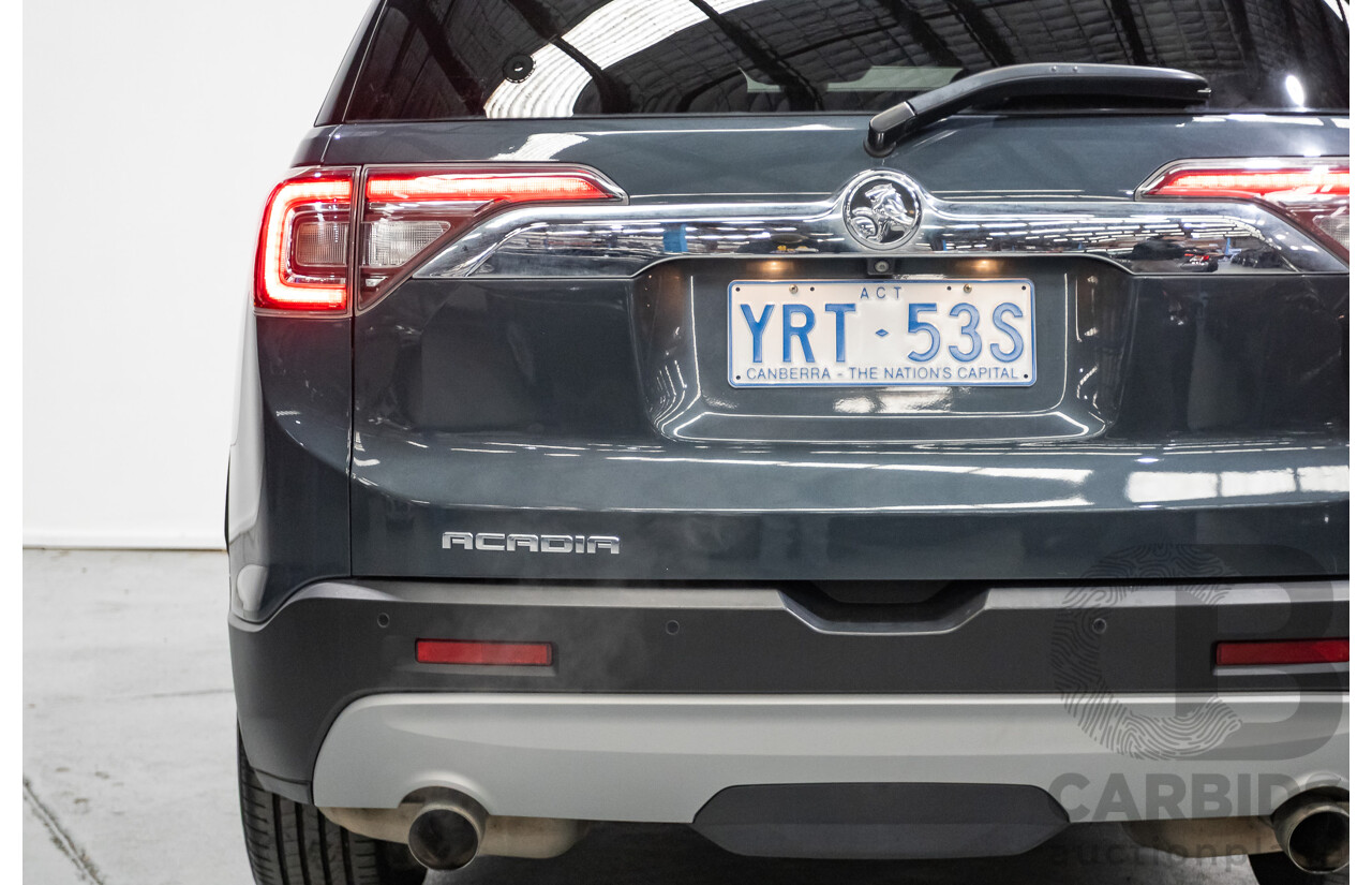 4/2019 Holden Acadia LT AC MY19 4d Wagon Dark Shadow Metallic V6 3.6L - 7 Seater