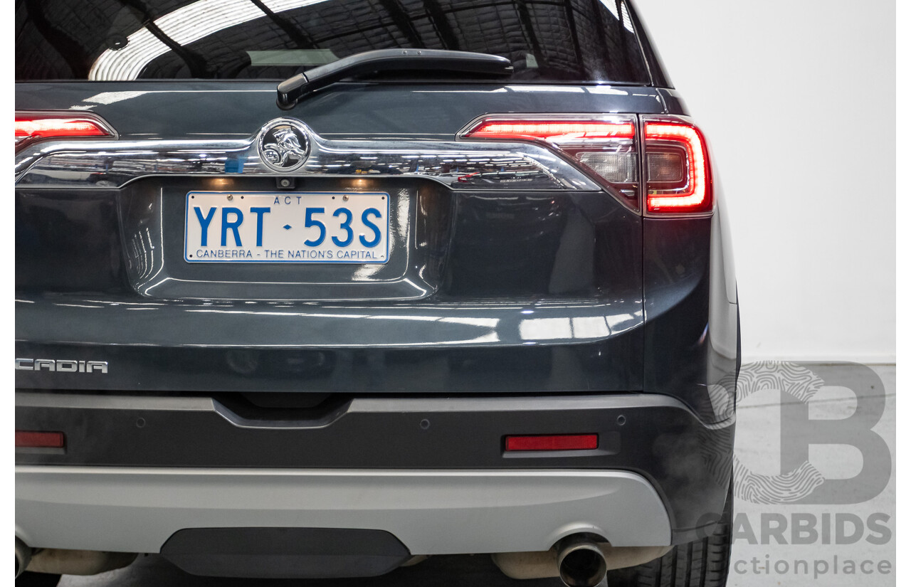 4/2019 Holden Acadia LT AC MY19 4d Wagon Dark Shadow Metallic V6 3.6L - 7 Seater