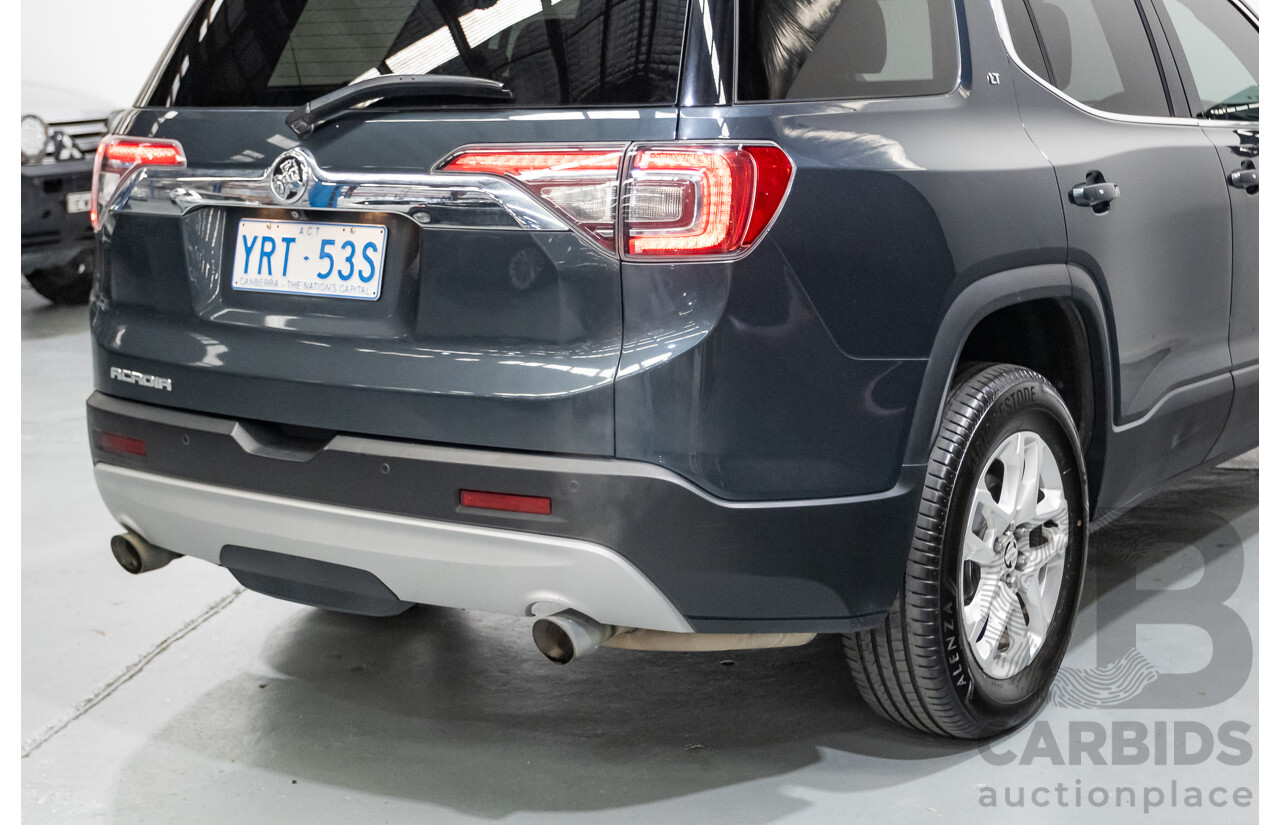 4/2019 Holden Acadia LT AC MY19 4d Wagon Dark Shadow Metallic V6 3.6L - 7 Seater
