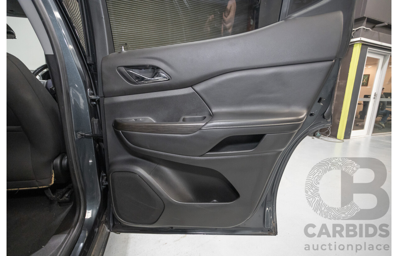 4/2019 Holden Acadia LT AC MY19 4d Wagon Dark Shadow Metallic V6 3.6L - 7 Seater