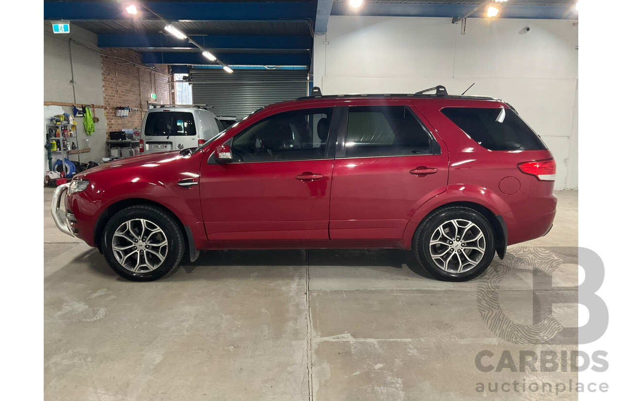 10/2011 Ford Territory Titanium SZ 4d Wagon Red Turbo Diesel 2.7L