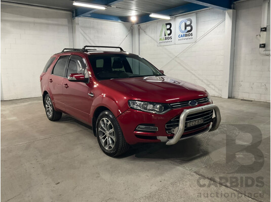 1663467 · 10/2011 Ford Territory Titanium SZ 4d Wagon Red Turbo Diesel 2.7L