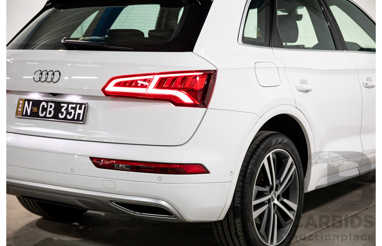 2/2020 Audi Q5 40 TDI Quattro Sport (AWD) FY MY20 4d Wagon White Turbo Diesel 2.0L