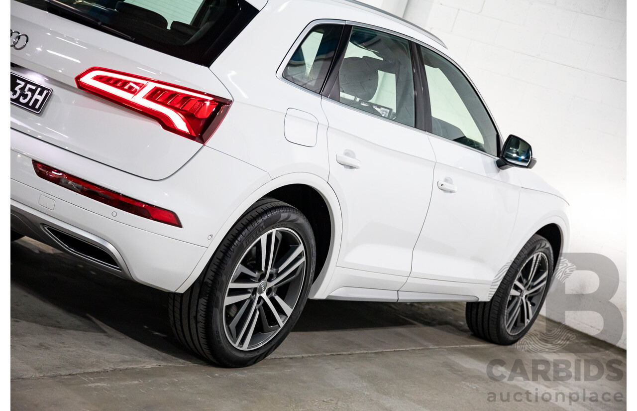 2/2020 Audi Q5 40 TDI Quattro Sport (AWD) FY MY20 4d Wagon White Turbo Diesel 2.0L