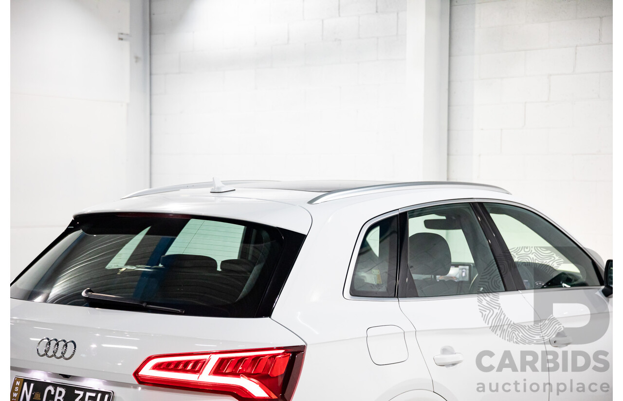 2/2020 Audi Q5 40 TDI Quattro Sport (AWD) FY MY20 4d Wagon White Turbo Diesel 2.0L
