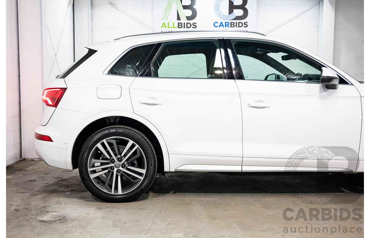 2/2020 Audi Q5 40 TDI Quattro Sport (AWD) FY MY20 4d Wagon White Turbo Diesel 2.0L