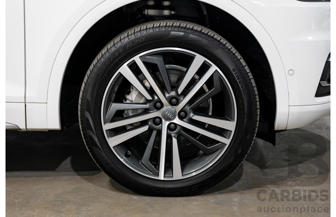 2/2020 Audi Q5 40 TDI Quattro Sport (AWD) FY MY20 4d Wagon White Turbo Diesel 2.0L