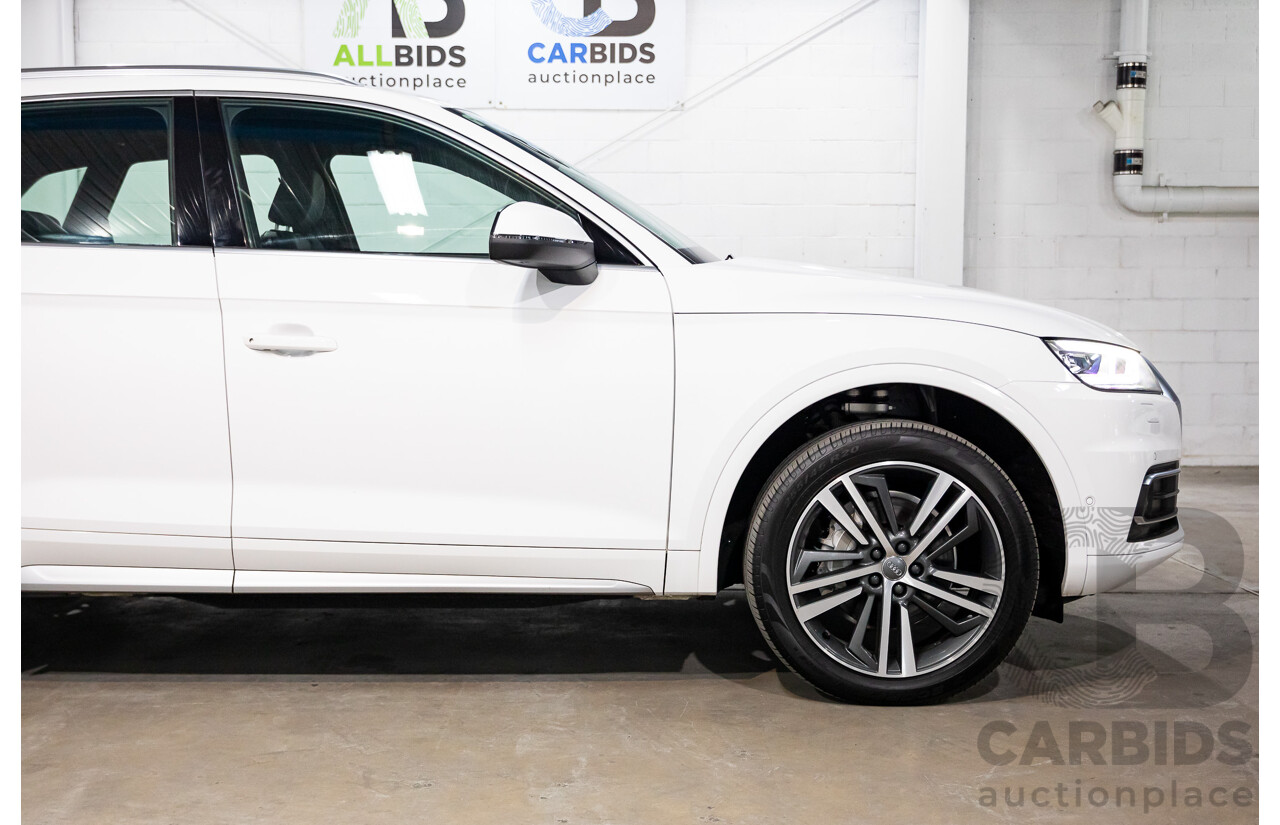 2/2020 Audi Q5 40 TDI Quattro Sport (AWD) FY MY20 4d Wagon White Turbo Diesel 2.0L