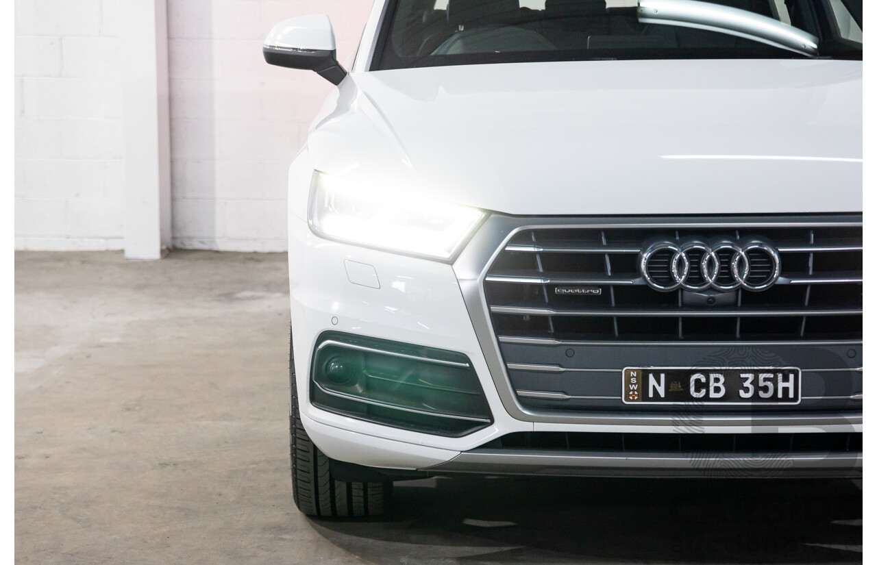2/2020 Audi Q5 40 TDI Quattro Sport (AWD) FY MY20 4d Wagon White Turbo Diesel 2.0L