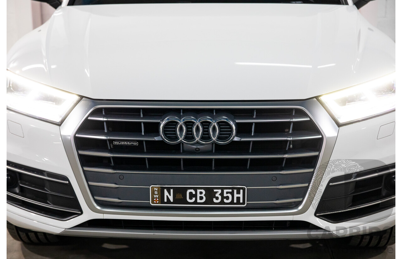 2/2020 Audi Q5 40 TDI Quattro Sport (AWD) FY MY20 4d Wagon White Turbo Diesel 2.0L