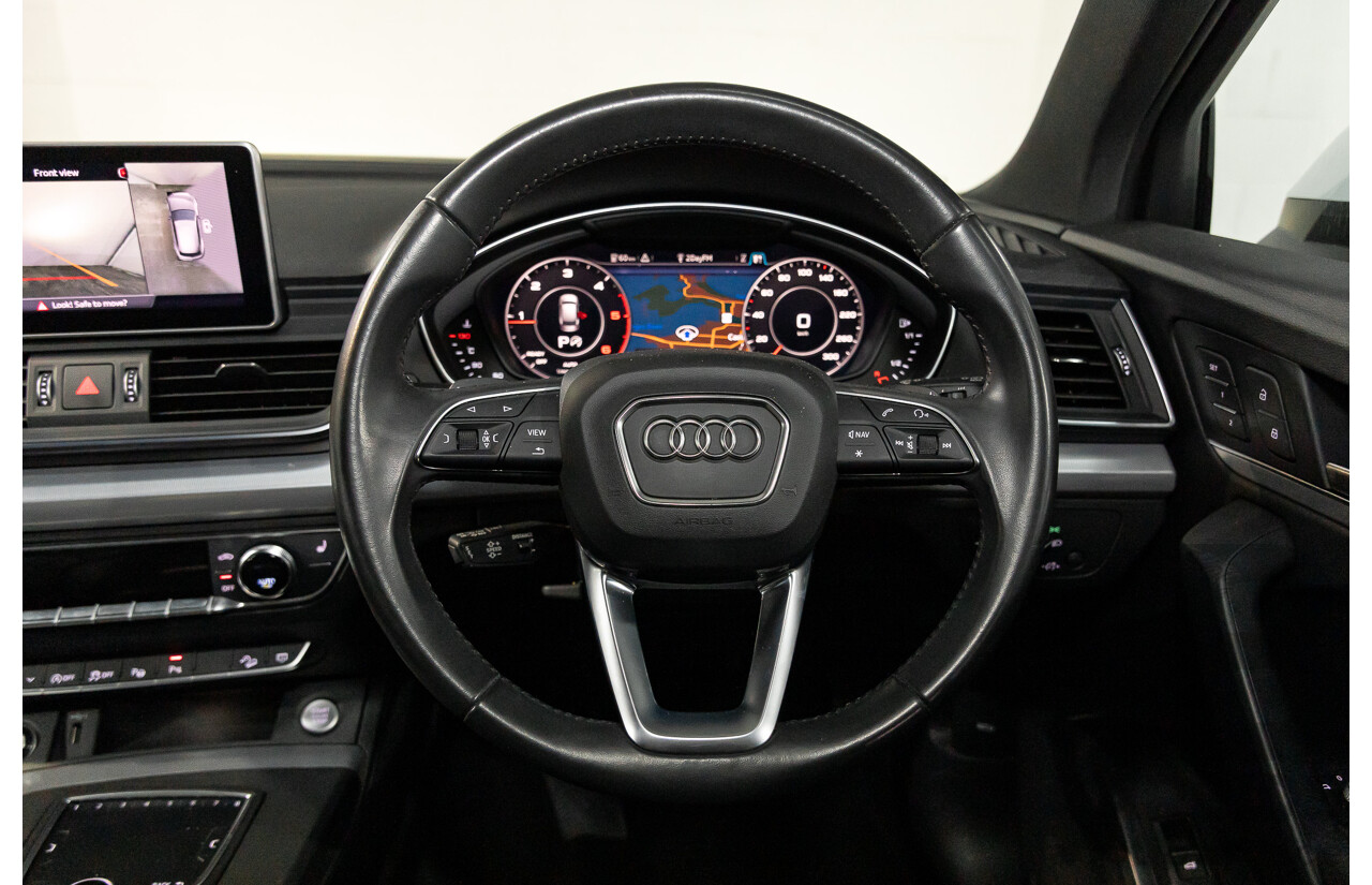 2/2020 Audi Q5 40 TDI Quattro Sport (AWD) FY MY20 4d Wagon White Turbo Diesel 2.0L