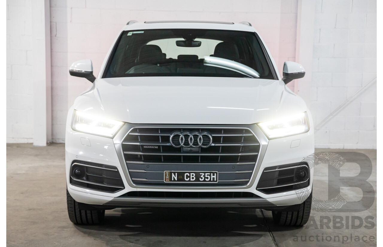 2/2020 Audi Q5 40 TDI Quattro Sport (AWD) FY MY20 4d Wagon White Turbo Diesel 2.0L