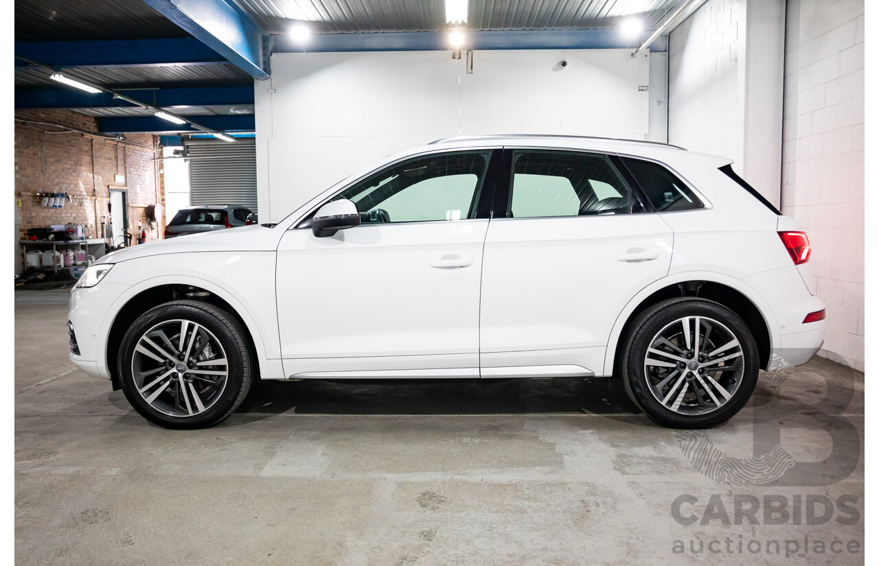 2/2020 Audi Q5 40 TDI Quattro Sport (AWD) FY MY20 4d Wagon White Turbo Diesel 2.0L