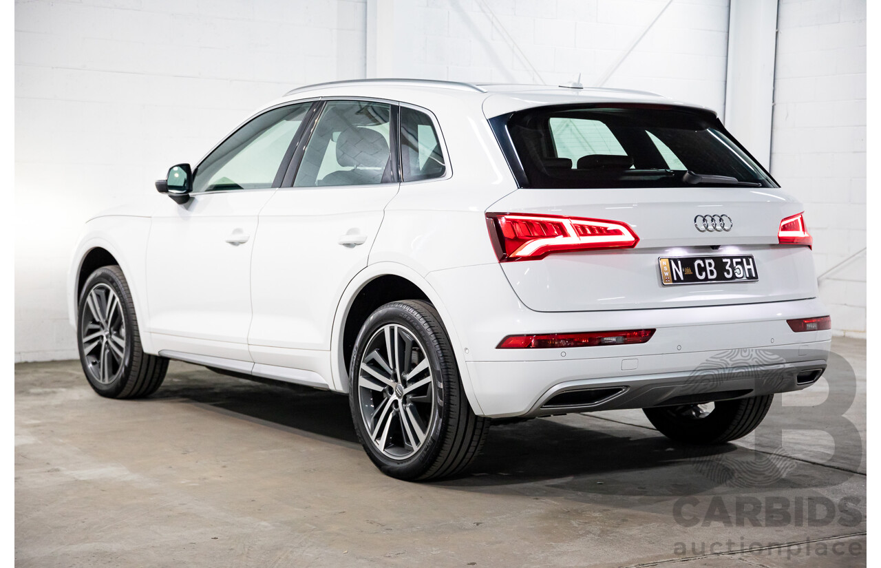 2/2020 Audi Q5 40 TDI Quattro Sport (AWD) FY MY20 4d Wagon White Turbo Diesel 2.0L