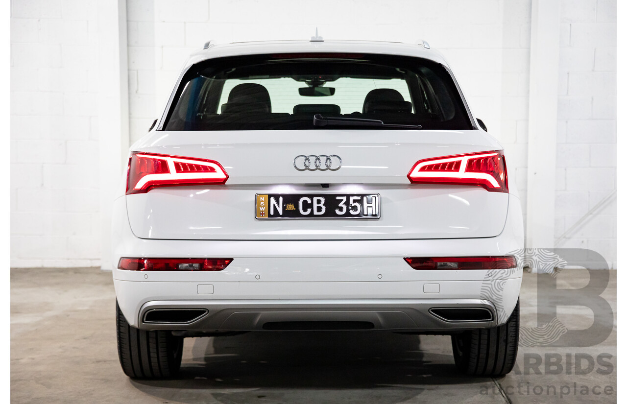 2/2020 Audi Q5 40 TDI Quattro Sport (AWD) FY MY20 4d Wagon White Turbo Diesel 2.0L